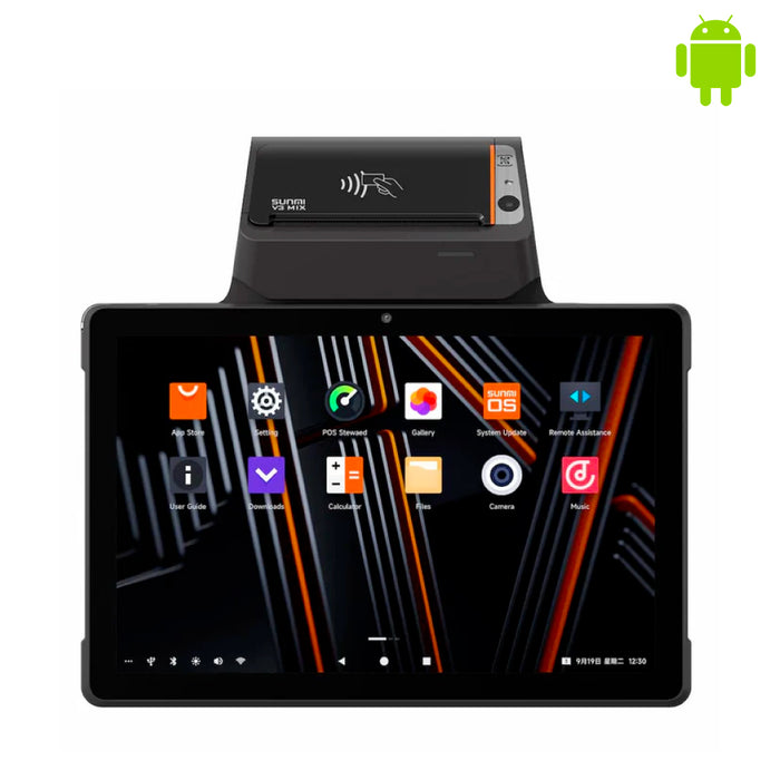 TPV Android SUNMI V3 MIX | Qualcomm Hexa-Core | 4GB RAM | 32GB | 10.1" | NFC | Impresora 80mm