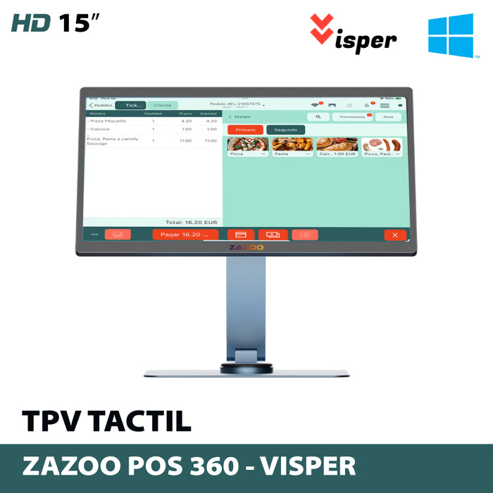 ZAZOO 360 J4125/8GB/128GB/15" · VISPER