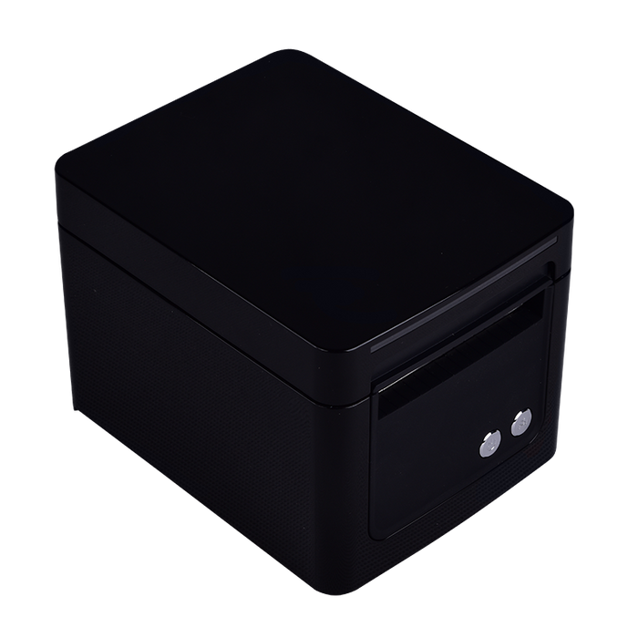 Impresora térmica HPRT TP-809 negra — detalle del equipo 3