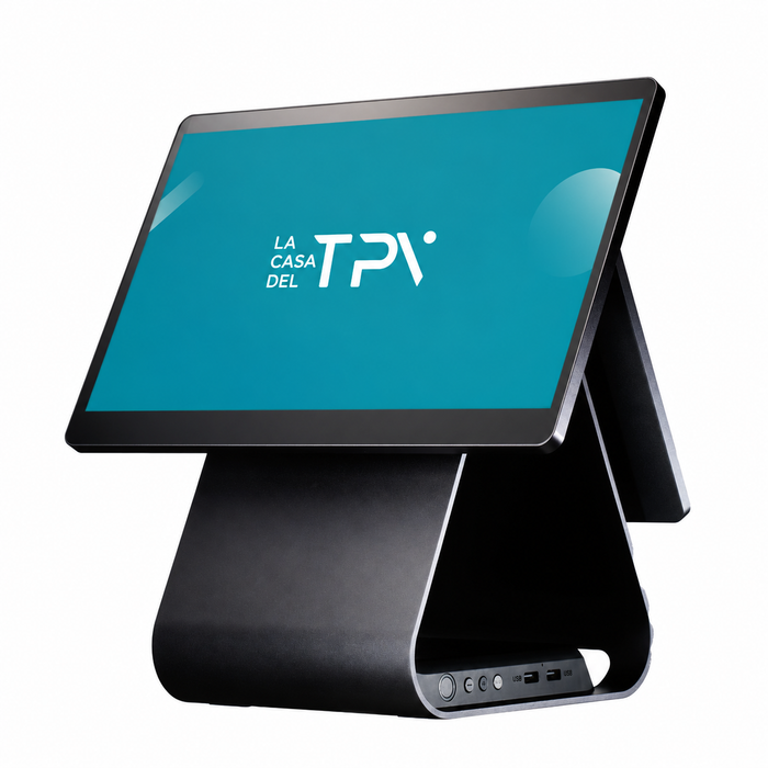 TPV Android LANDI C20 Pro SE | 4GB RAM | 64GB | Doble Pantalla Premium 15,6" + 10,1" (Touch + QR + NFC) 8591G-00