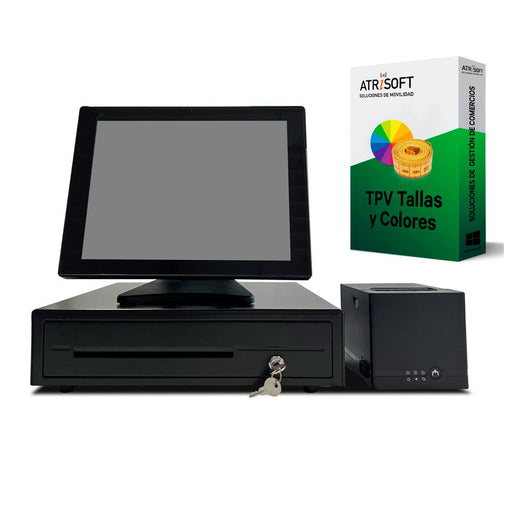 Pack TPV Partner para tiendas de ropa Software Atrisoft Incluido