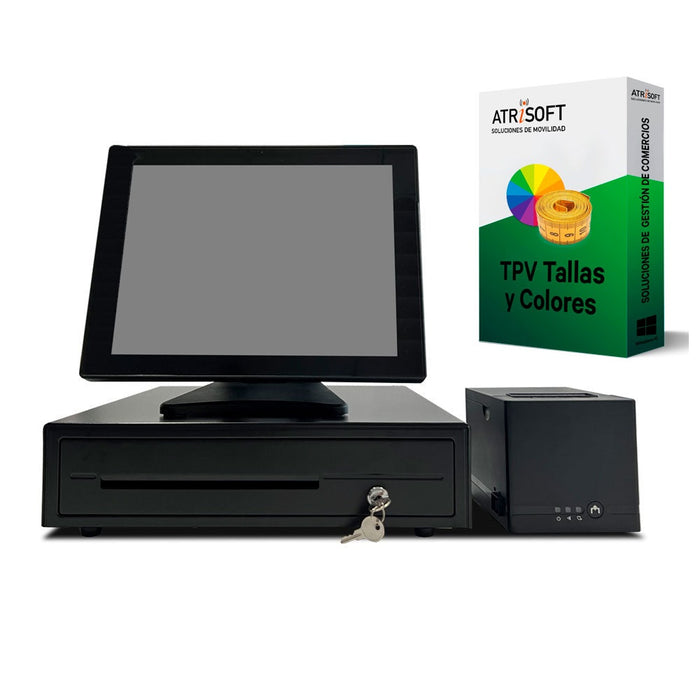 Pack TPV Partner para tiendas de ropa Software Atrisoft Incluido
