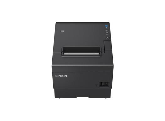Epson TM-T88VII negra, vista frontal