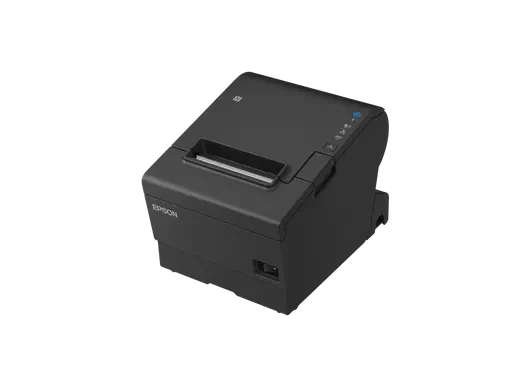 Epson TM-T88VII (112) C31CJ57112 negra, vista lateral izquierda