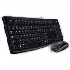 Teclado + mouse logitech mk120 optico usb 2.0 negro