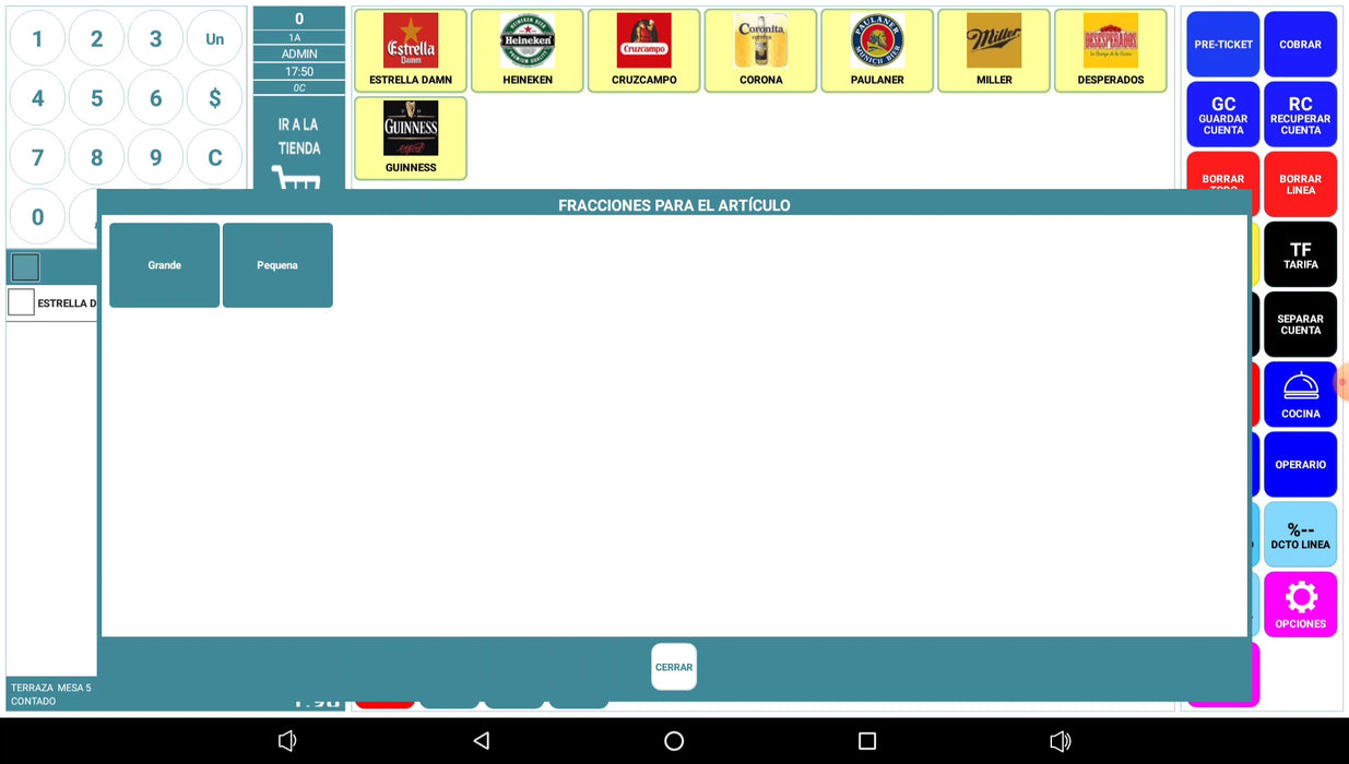 Software Easy Pos Basic Hosteleria Android