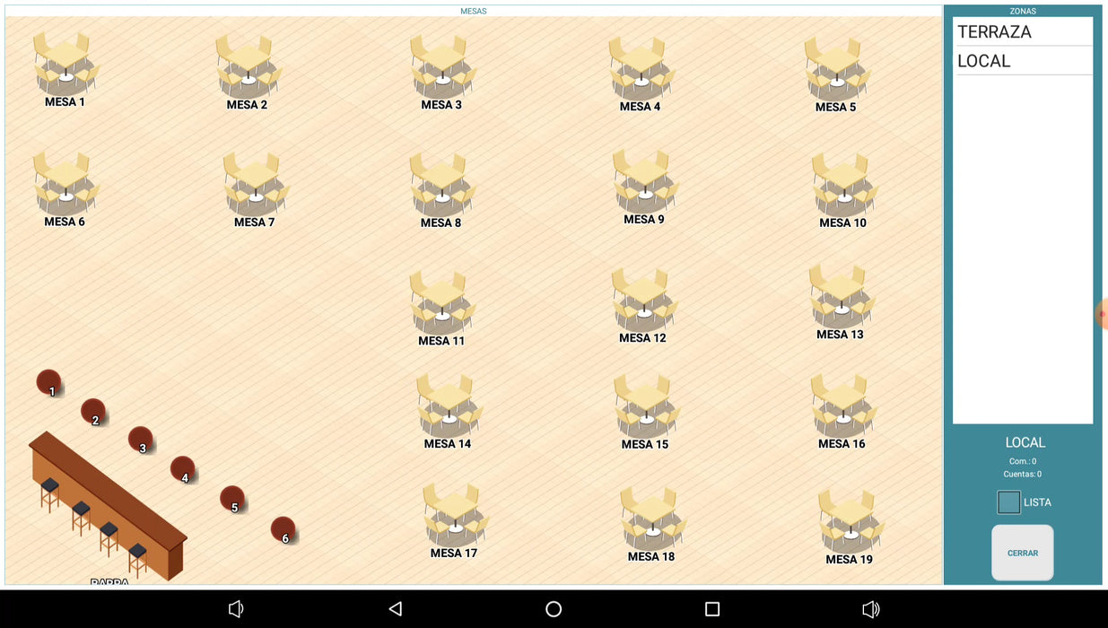 Software Easy Pos Pro Hosteleria Android