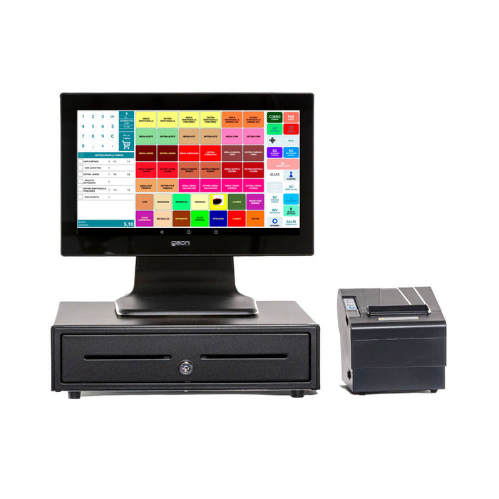 Pack TPV Geon Software Easy Pos Basic Comercios Adpatado Ticket-Bai